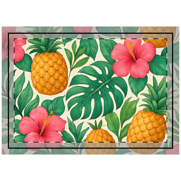 Tropical Oasis Escape - Throw Pillow