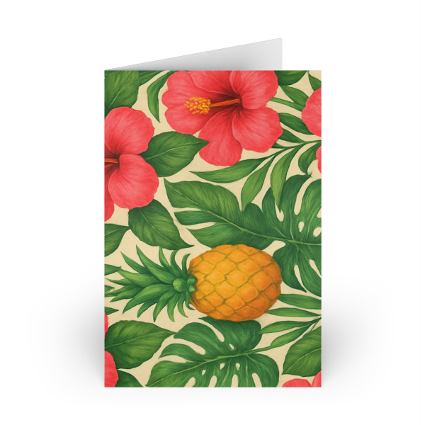 Tropical Oasis Escape -  Greeting Cards (1 or 10-pcs)