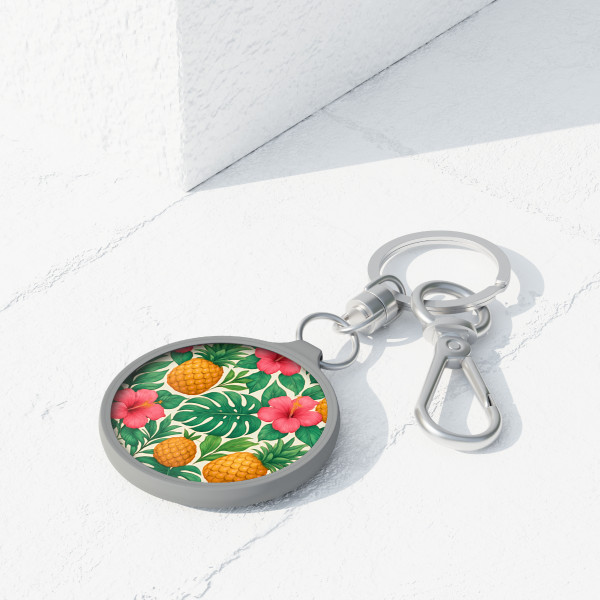 Tropical Oasis Escape - Keyring Tag