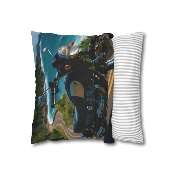 Freedom Ride - Square Poly Canvas Pillowcase