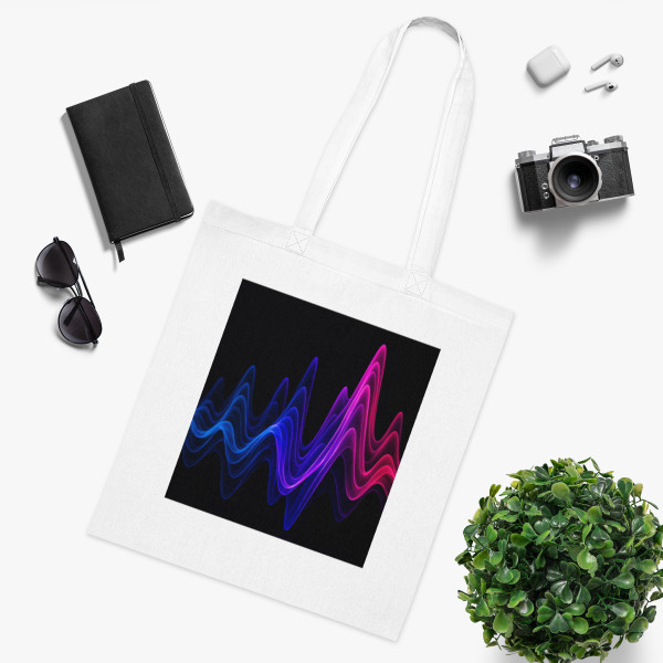 Rhythmic Waves - Cotton Tote