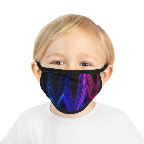 Rhythmic Waves - Kid's Face Mask