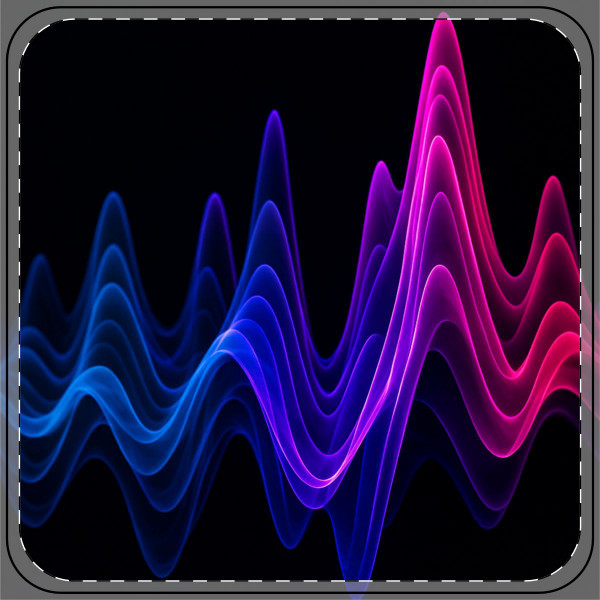 Rhythmic Waves - Coaster