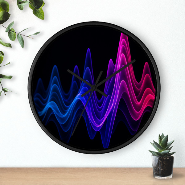 Rhythmic Waves - Wall Clock