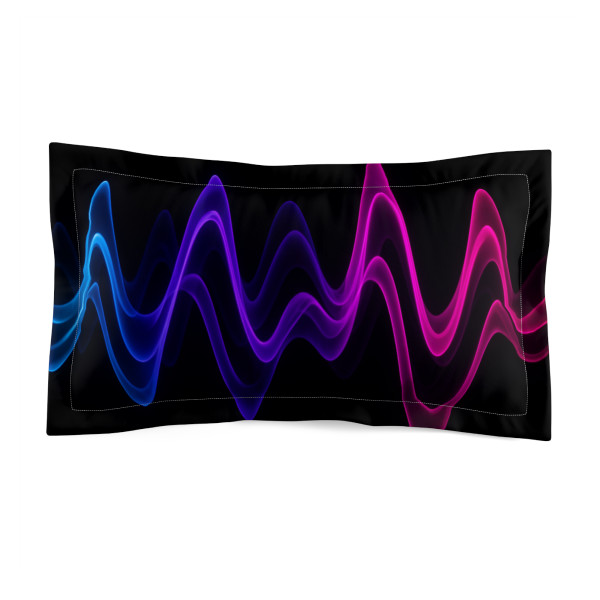 Rhythmic Waves - Microfiber Pillow Sham