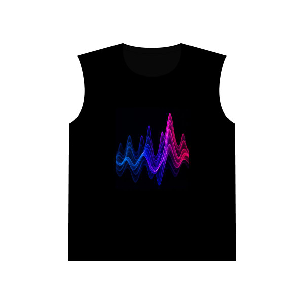 Rhythmic Waves - Unisex Jersey Muscle Tank