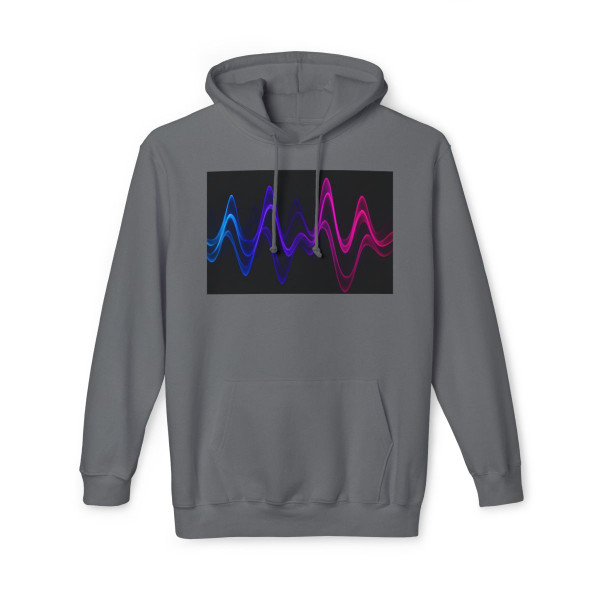 Rhythmic Waves - Unisex Hooded Sweatshirt, Made in US