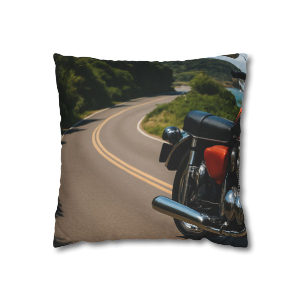 Freedom Ride - Spun Polyester Square Pillowcase