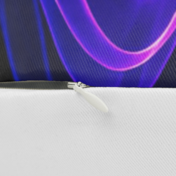 Rhythmic Waves - Spun Polyester Lumbar Pillow