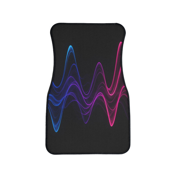 Rhythmic Waves - Car Floor Mats, 1pc