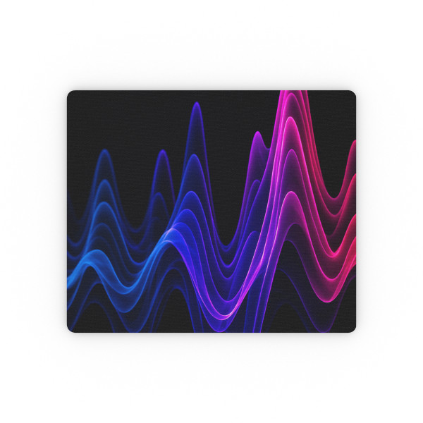 Rhythmic Waves - Rectangular Mouse Pad