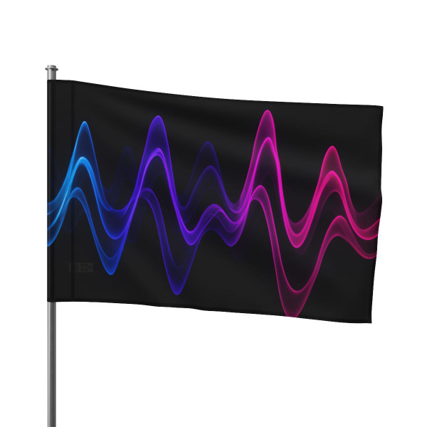 Rhythmic Waves - Flag