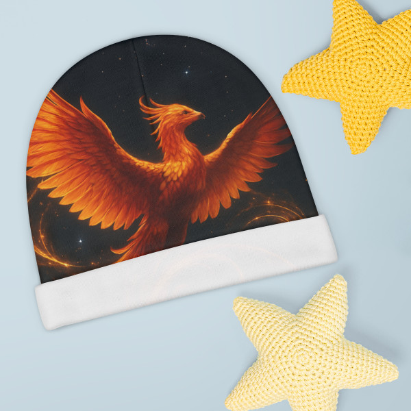 Celestial Phoenix Dance - Baby Beanie (AOP)