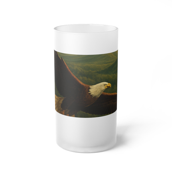 Whispers of Nature - Frosted Glass Beer Mug