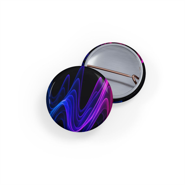 Rhythmic Waves - Round Pins