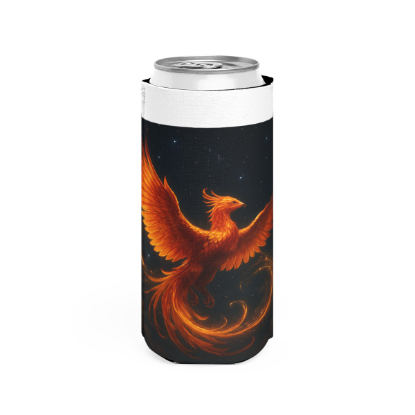 Celestial Phoenix Dance - Slim Can Cooler