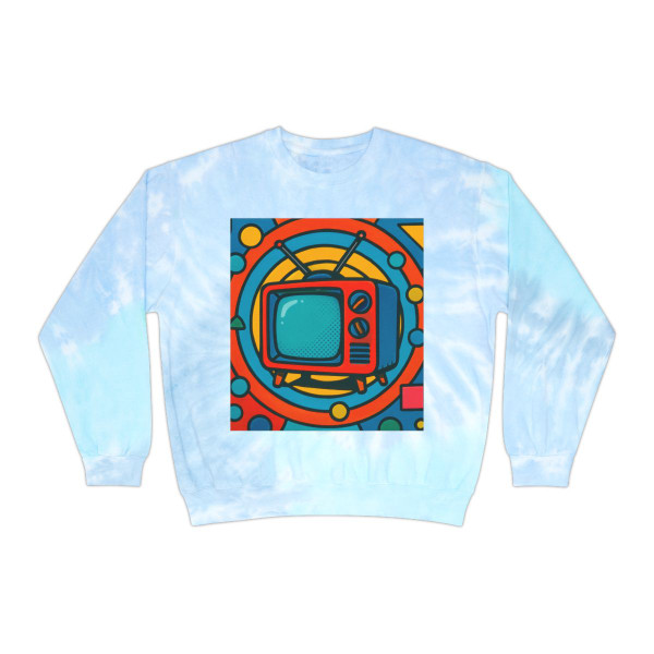 Retro Revolution - Unisex Tie-Dye Sweatshirt