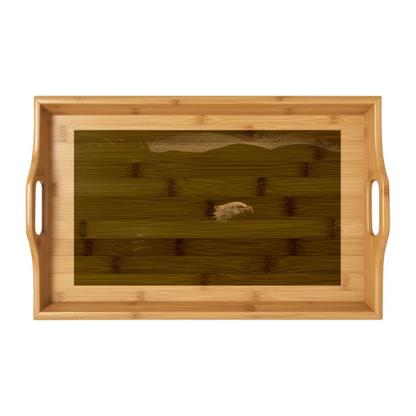 Whispers of Nature - Bamboo Serving Tray (Engraving)