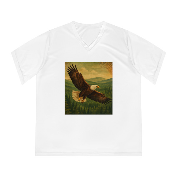 Whispers of Nature - Women's Performance V-Neck T-Shirt