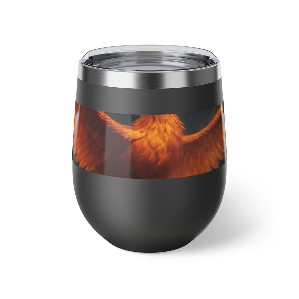 Celestial Phoenix Dance - Copper Vacuum Insulated Cup, 12oz