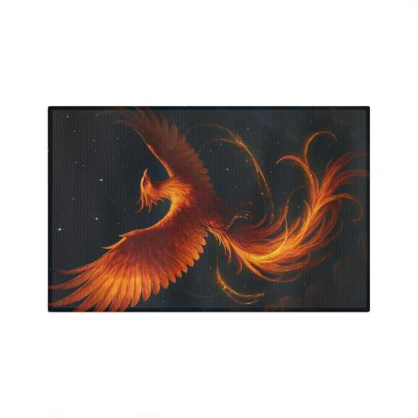 Celestial Phoenix Dance - Microfiber Tea Towel