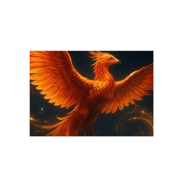 Celestial Phoenix Dance - Foam Board