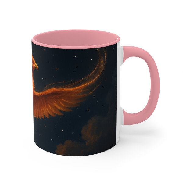 Celestial Phoenix Dance - Accent Mugs