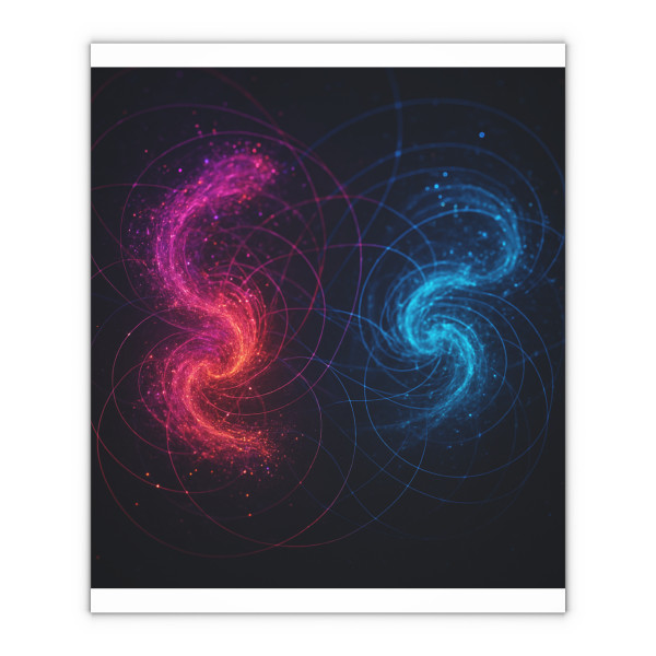 Entangled Dimensions - Gift Wrapping Paper Sheets, 1pc