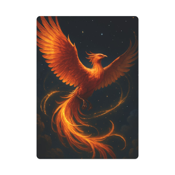 Celestial Phoenix Dance - Poker Cards