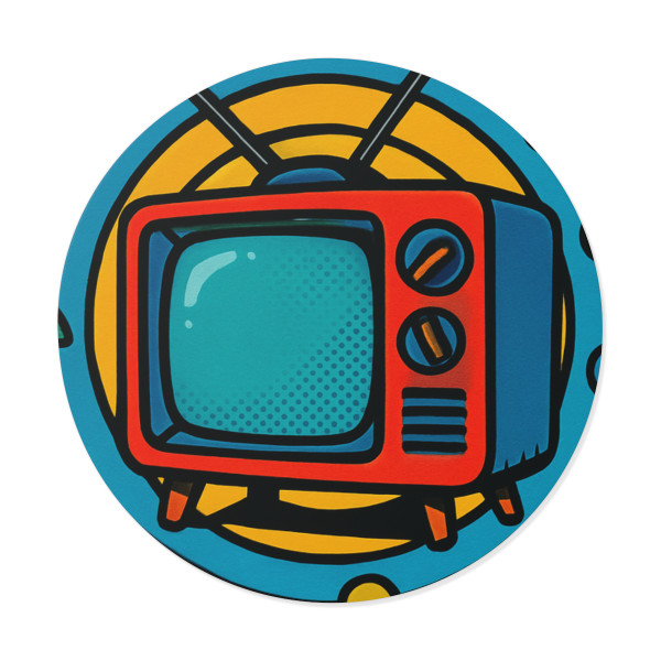 Retro Revolution - Round Vinyl Stickers