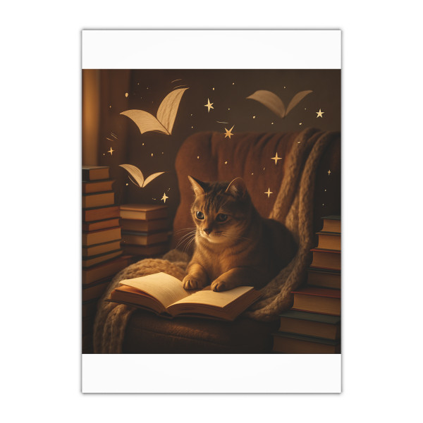 Whimsical Reading Haven - Gift Wrapping Paper Sheets, 1pc