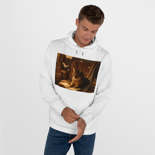 Whimsical Reading Haven - King Hooded Sweatshirt