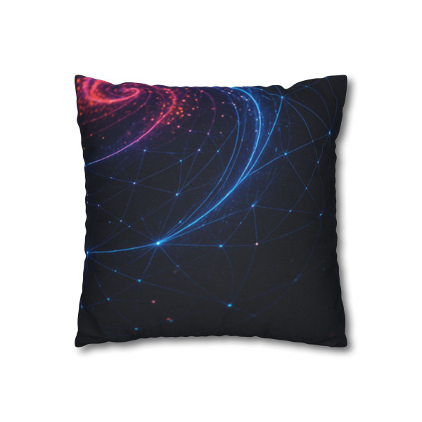 Entangled Dimensions - Spun Polyester Square Pillowcase