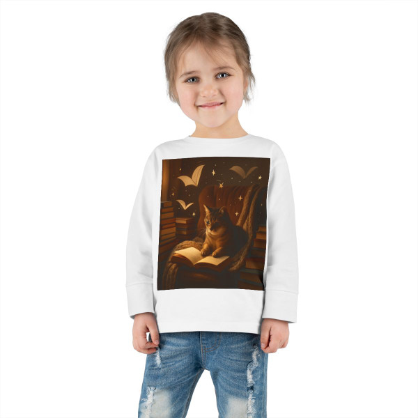 Whimsical Reading Haven - Toddler Long Sleeve Tee