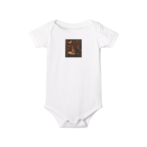 Whimsical Reading Haven - Infant Jersey One Piece