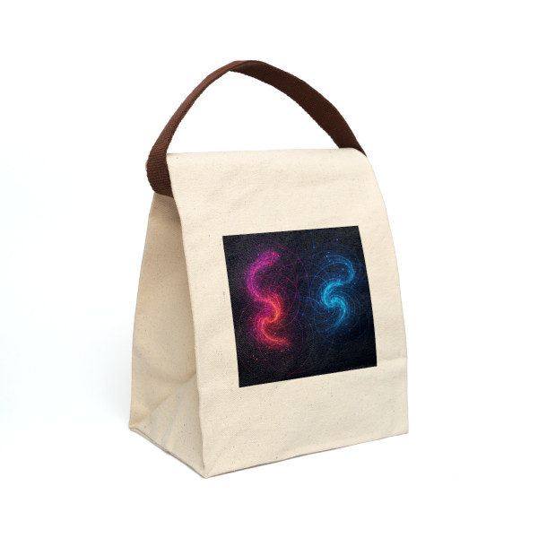 Entangled Dimensions - Canvas Lunch Bag With Strap