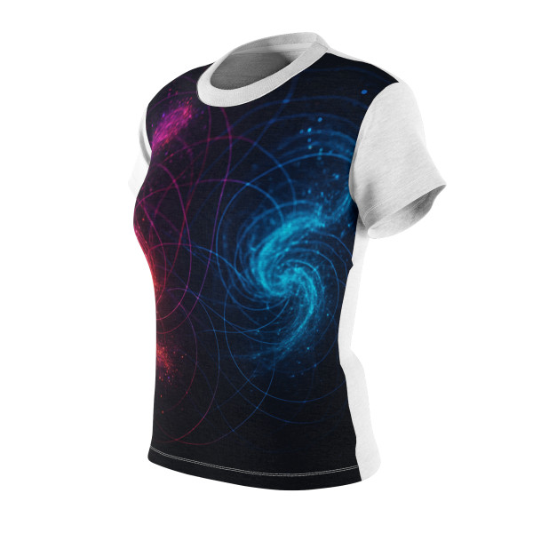 Entangled Dimensions - Women's Cut & Sew Tee (AOP)