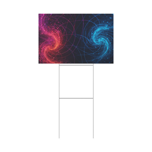 Entangled Dimensions - Plastic Yard Sign