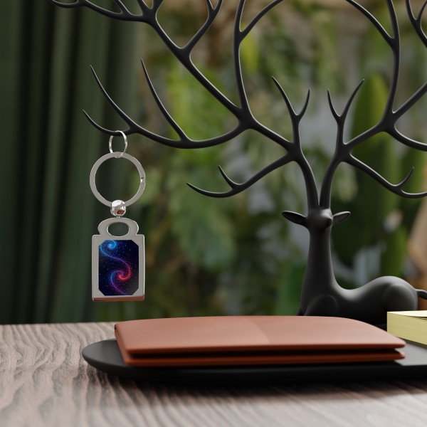 Entangled Dimensions - Rectangle Photo Keyring