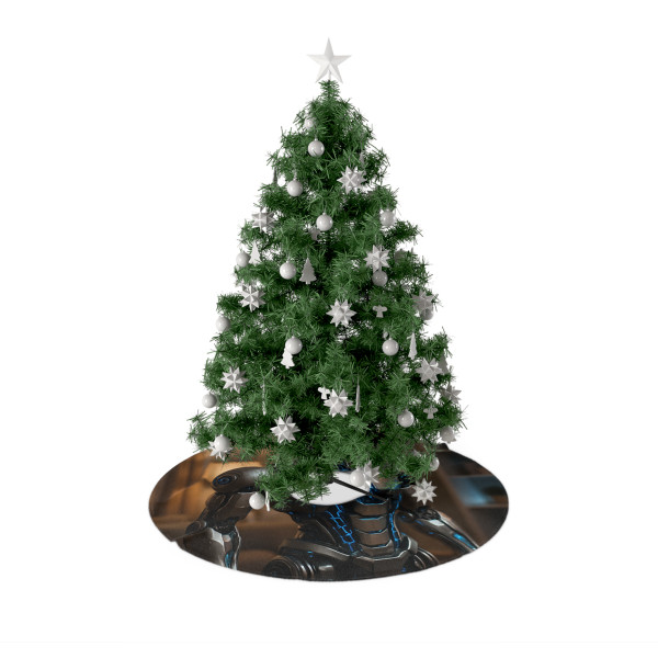 Cybernetic Companion - Christmas Tree Skirts