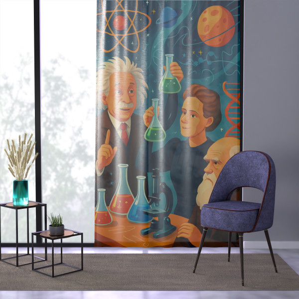 Curiosity Unleashed - Window Curtain