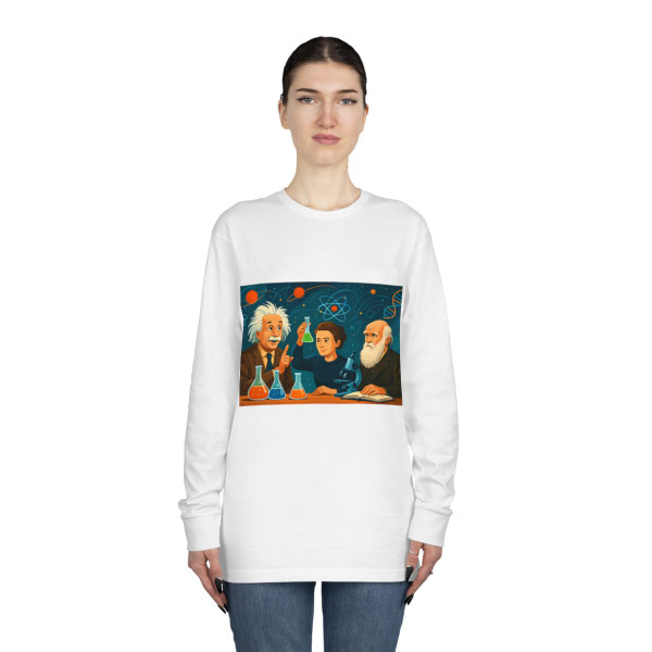 Curiosity Unleashed - Long Sleeve Crewneck Tee