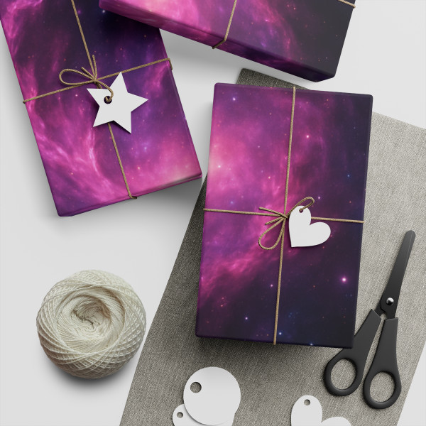 Celestial Mirage - Gift Wrapping Paper Sheets, 1pc