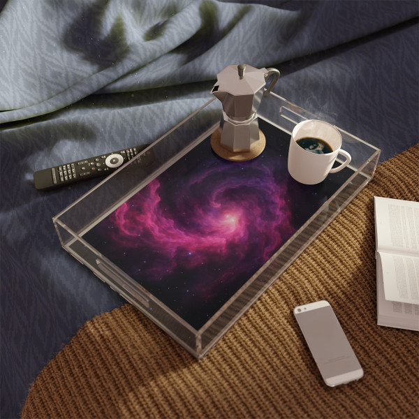 Celestial Mirage - Acrylic Serving Tray