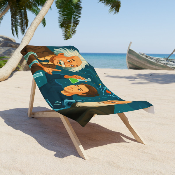 Curiosity Unleashed - Beach Towel
