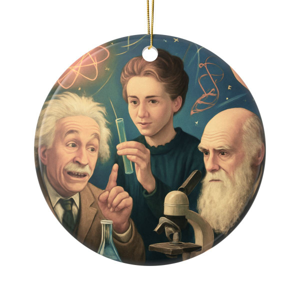 Curiosity Unleashed - Ceramic Ornaments, 2-Side Print