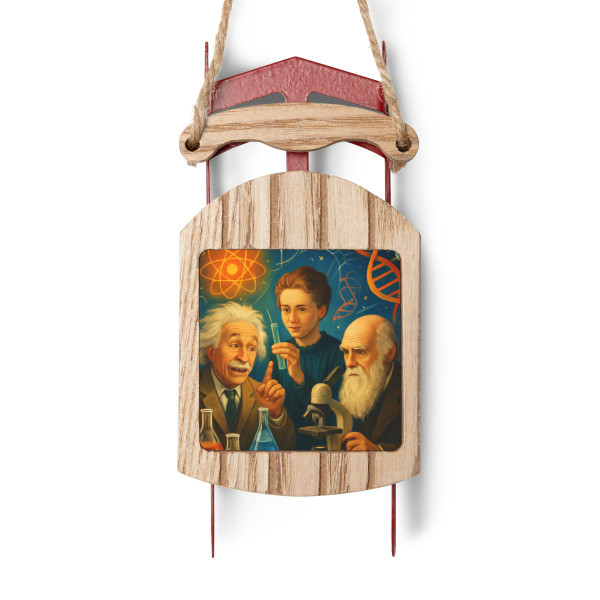 Curiosity Unleashed - Sled Ornaments