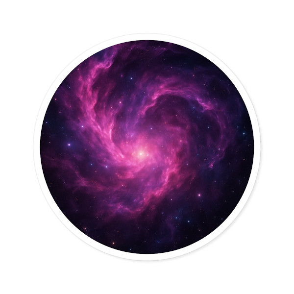 Celestial Mirage - Round Stickers, Indoor\Outdoor