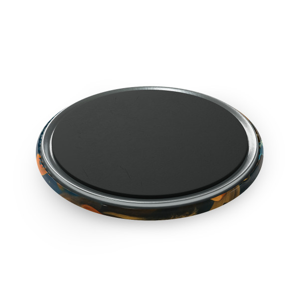 Curiosity Unleashed - Button Magnet, Round (1 & 10 pcs)