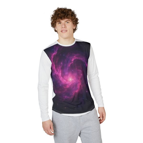 Celestial Mirage - Men's UV Protection Long Sleeve Shirt (AOP)